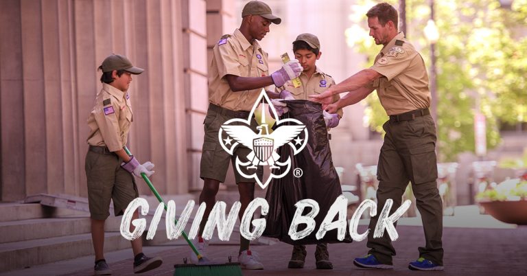 Giving Back - Picking up Trash - Facebook Image